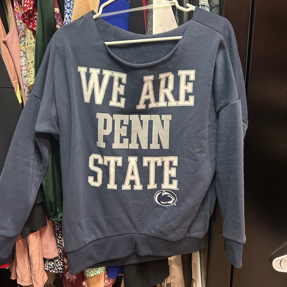 Penn state off the shoulder sweater
